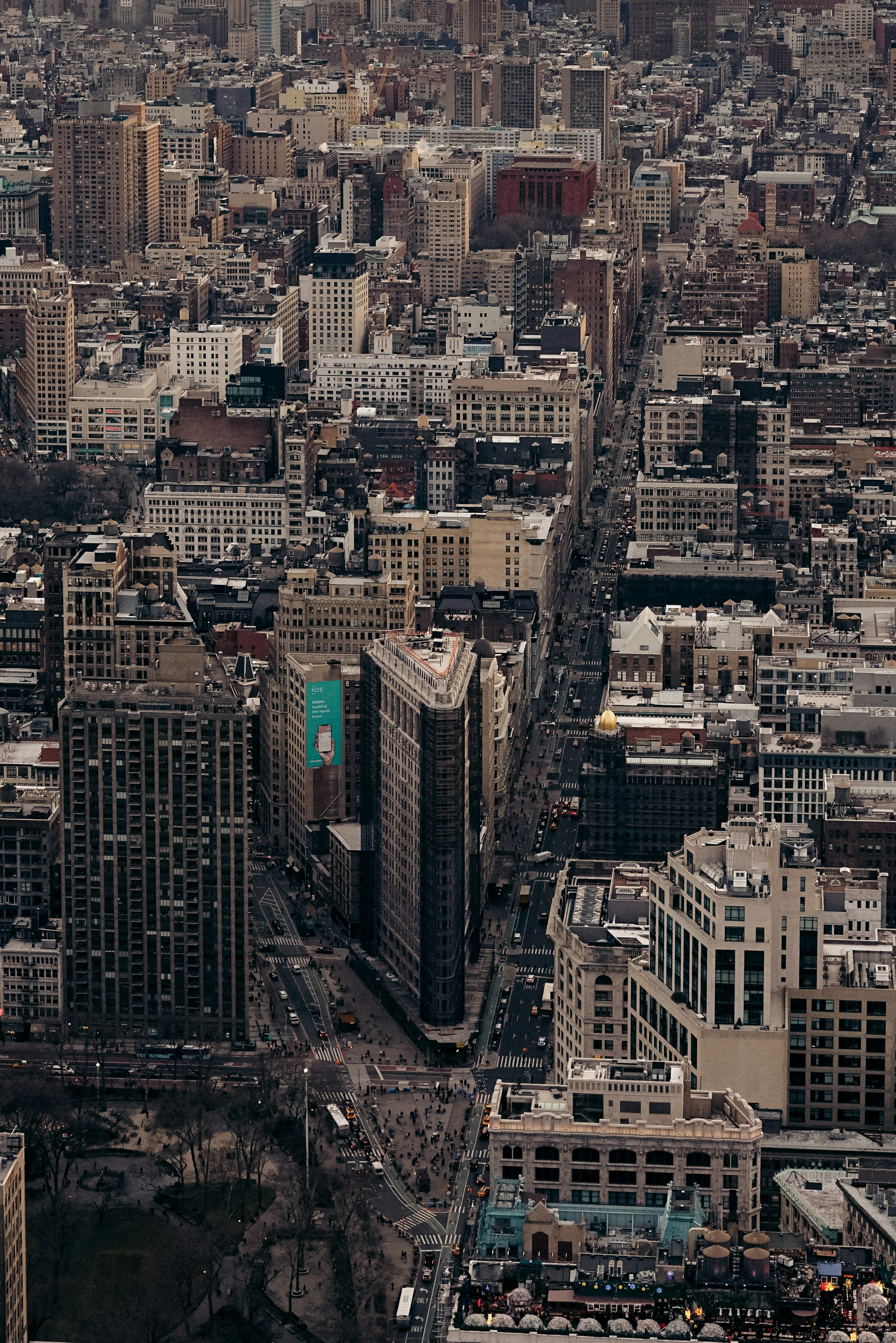 aerial view of city buildings during daytime